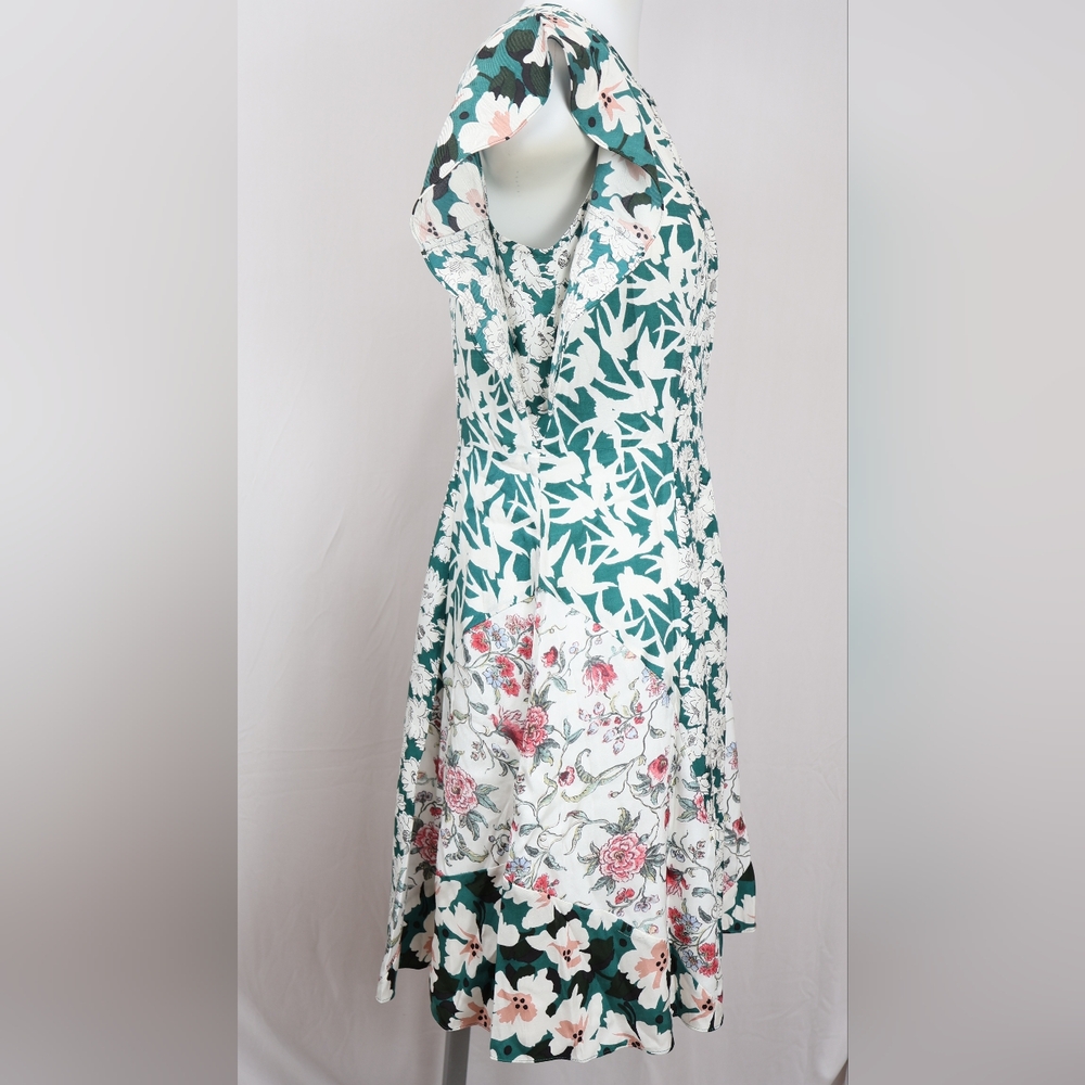 Rebecca TaylorSerene Flowers Patchwork Dress - Picture 7 of 13